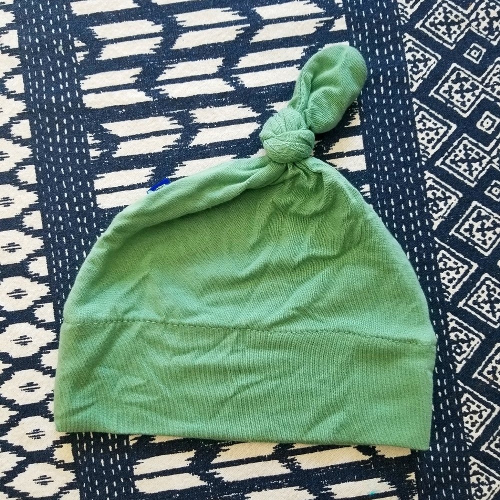 Kickee pants mint baby beanie